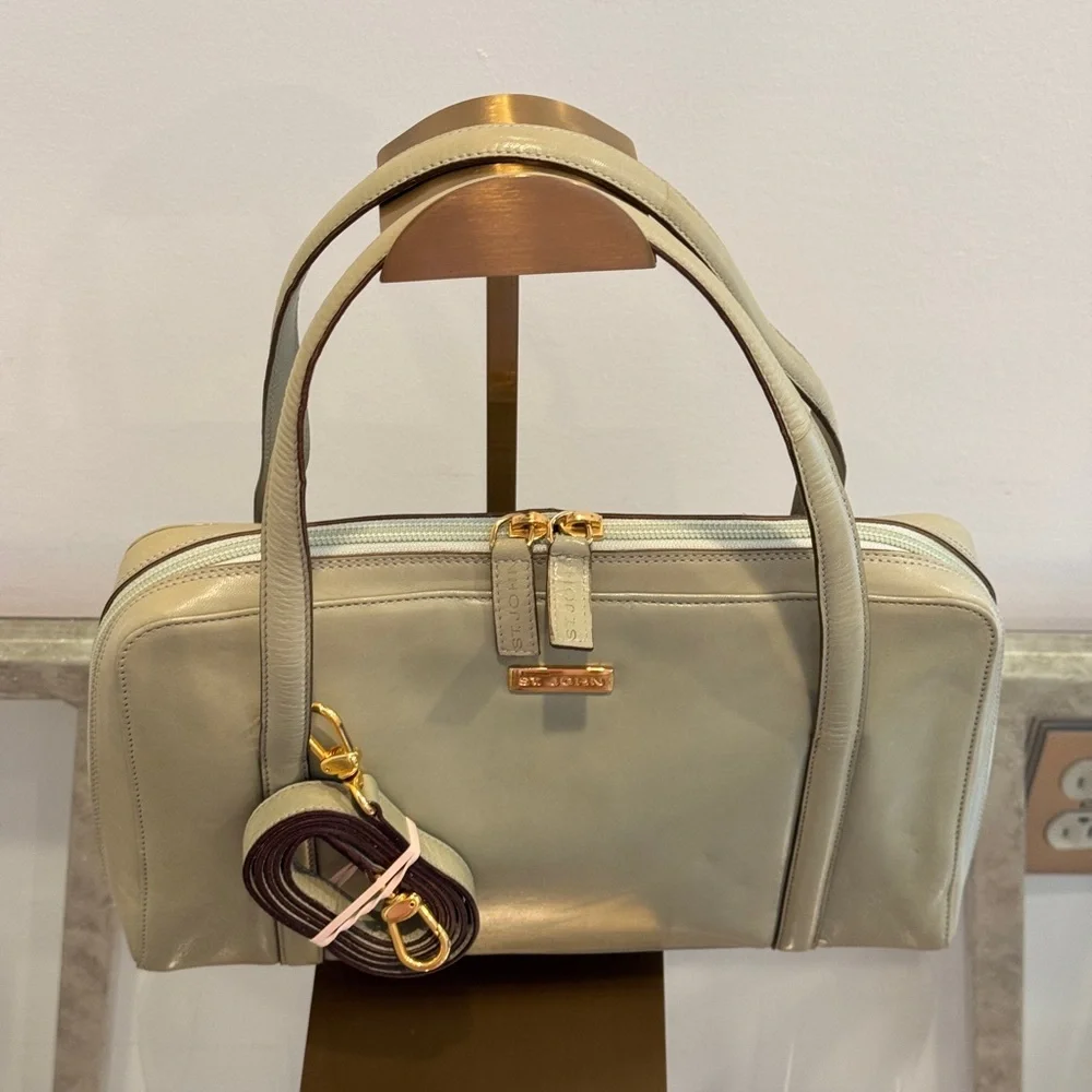 St.John Vintage Sage green Handbag‎